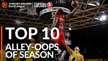 2018-19 Turkish Airlines EuroLeague: Top 10 Alley-Oops!