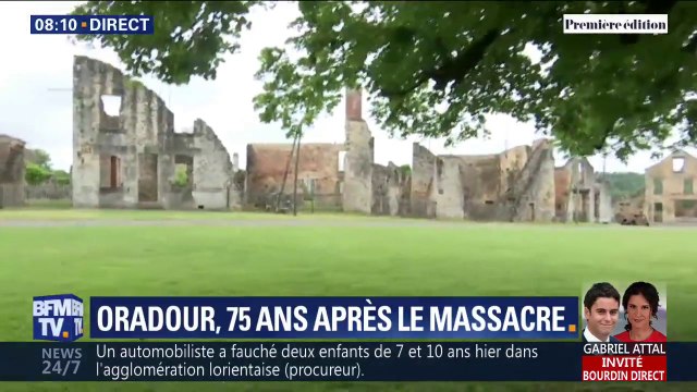 75 ans après le massacre, le village d'Oradour-sur-Glane est resté figé