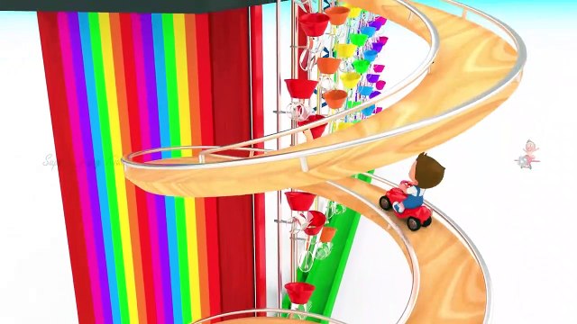 Wooden Tumbling Slider Toy Set 3D - Baby Fun Play Learning Colors with Color Balls Kids Children Edu