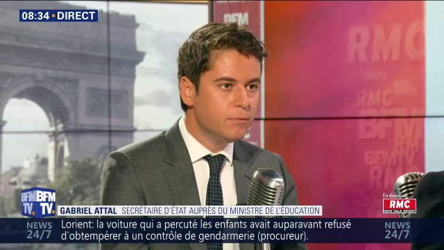 On ne peut pas accepter ça. Gabriel Attal juge inadmissibles les sifflets contre la Marseillaise lors de Turquie-France