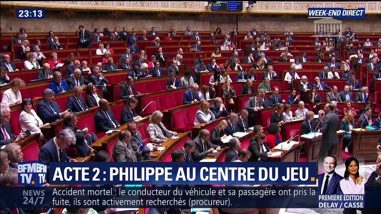 Acte II : Edouard Philippe devant l'Assemblée