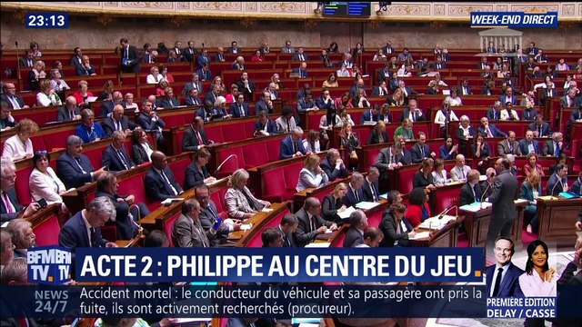 Acte II : Edouard Philippe devant l'Assemblée