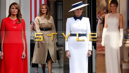 What Melania Trump wore when she went to see the queen