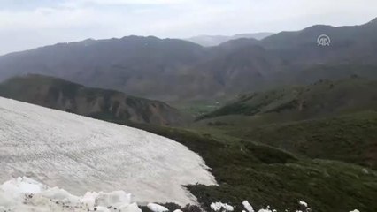 Haziran ayında karla mücadele