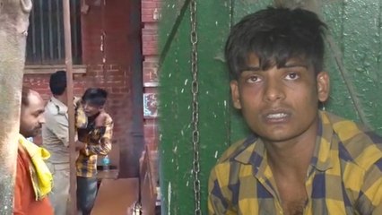 रेप के आरोपी को कचहरी लेकर पहुंची पुलिस, लोगों ने जमकर की युवक की पिटाई