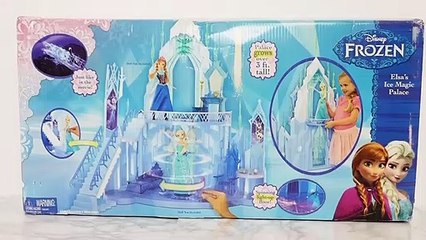 Disney Frozen Elsa's Ice Magic Palace unboxing Morning routine Elsa Palácio de gelo Putri Istana | Karla D.