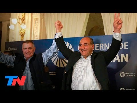 La ofrenda de Manzur a Cristina Kirchner y Alberto Fernández: ganó y les dedicó el triunfo