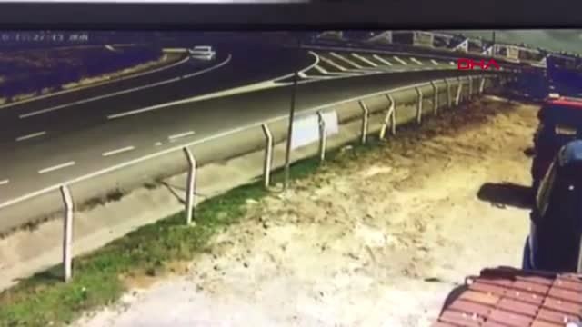 TEKİRDAĞ Çerkezköy'de 1 kişinin öldüğü kaza güvenlik kamerasında