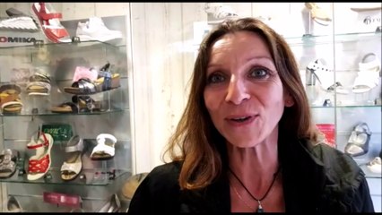 A Ornans Nadège la commerçante était dans le musée en visite avec Emmanuel Macron