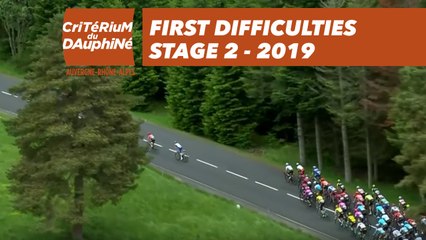 First Difficulties - Étape 2 / Stage 2 - Critérium du Dauphiné 2019