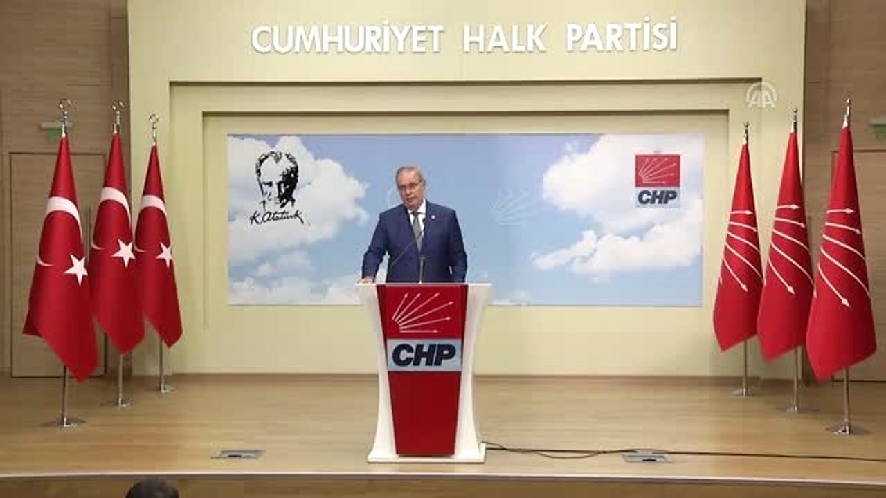 CHP Parti Sözcüsü Öztrak, gazetecilerin sorularını cevapladı