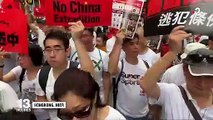 Hong Kong : un million de personnes manifestent contre un projet de loi