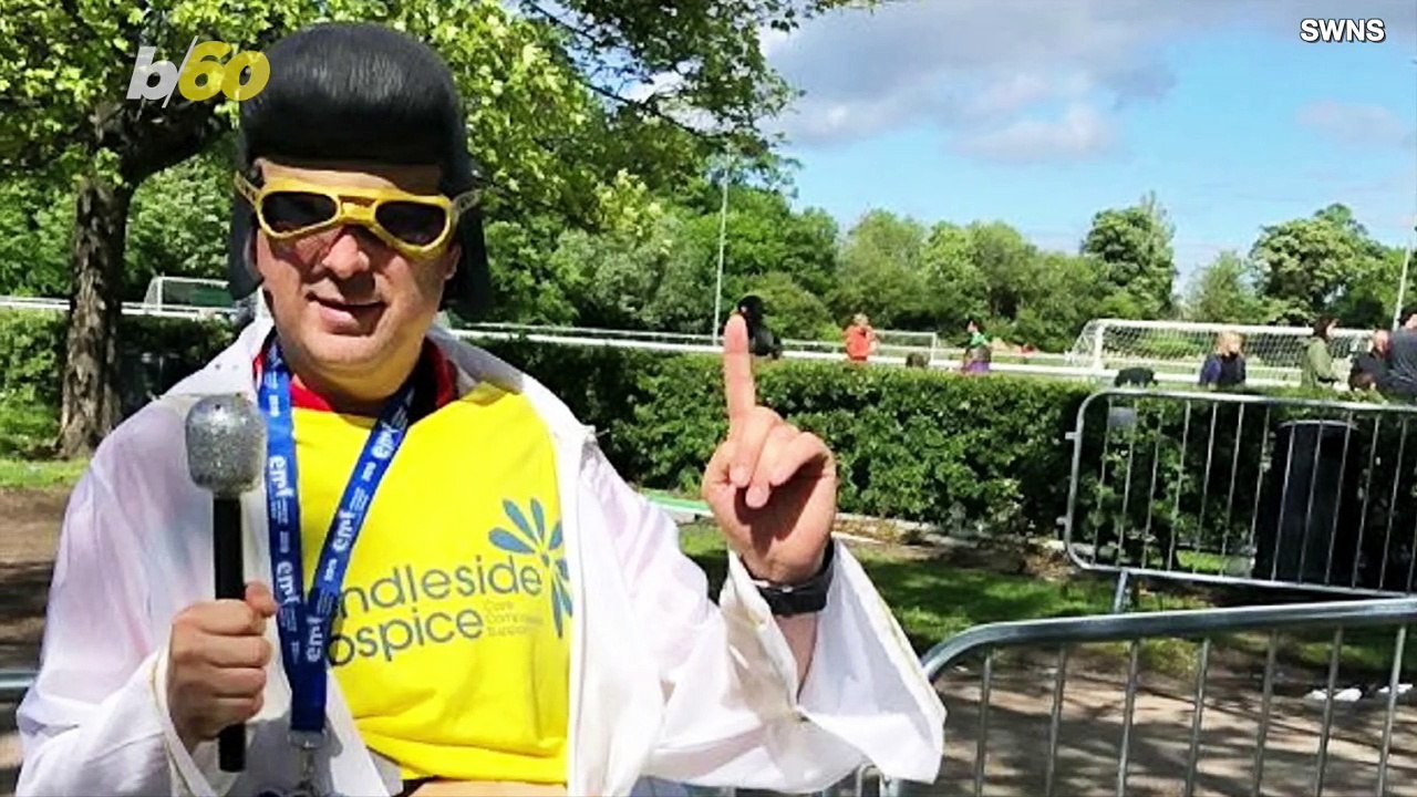 Man Runs 100 Miles Dressed as Elvis Presley