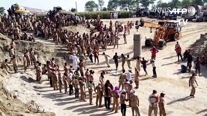 Indian child still trapped in well after four days