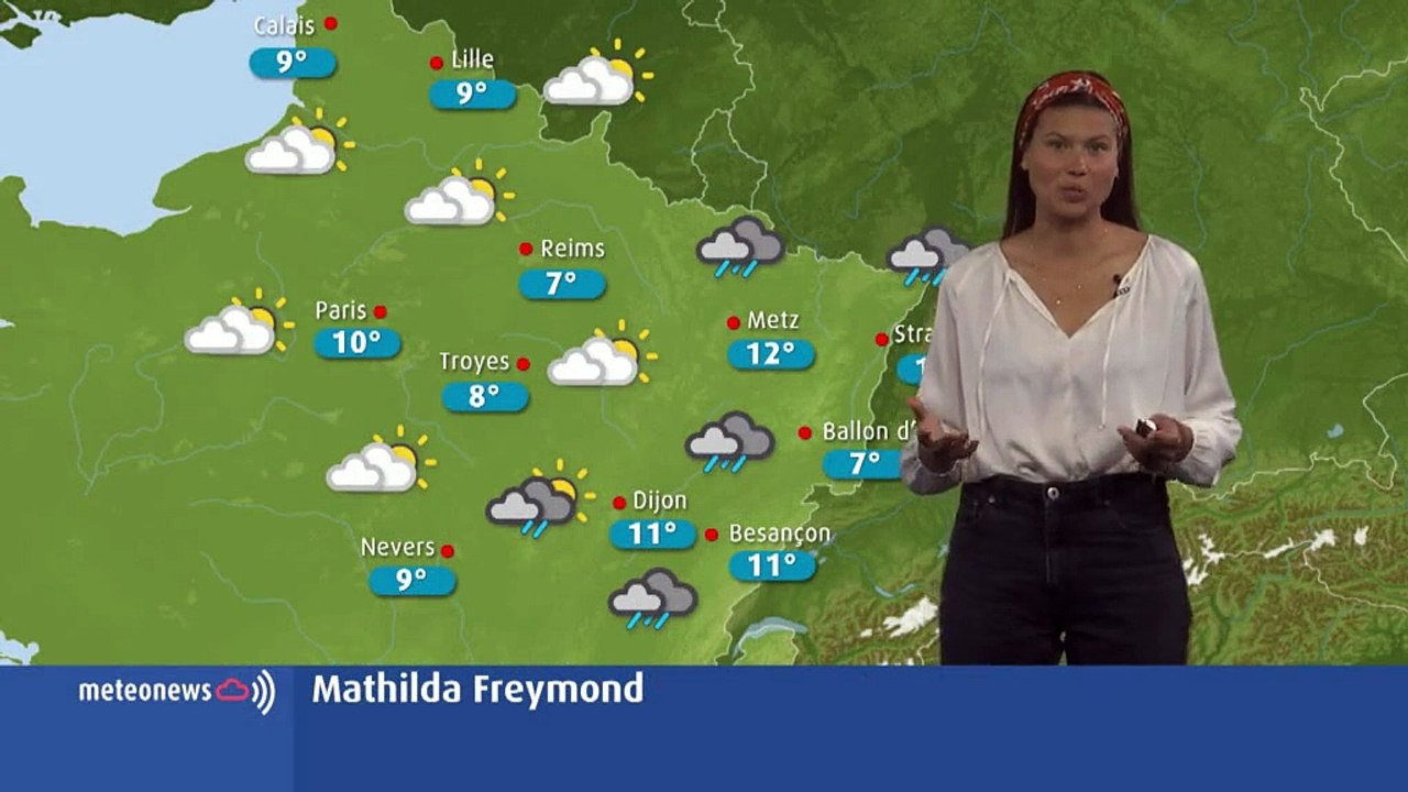 La météo de mardi en Lorraine et en franche-Comté : toujours triste