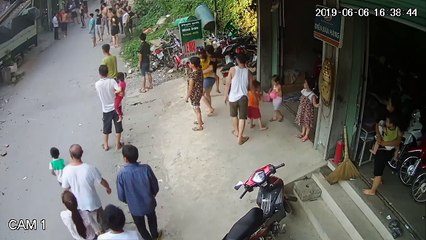 Woman Barely Dodges Out of Control Car