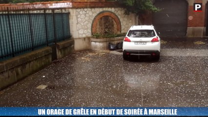 Marseille : un orage de grêle s'est abattu dans le centre-ville