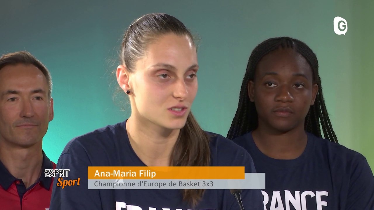 Semaine du Basket, Ana-Maria Filip, Félix Bastien et Franck Volpi - 10 JUIN 2019