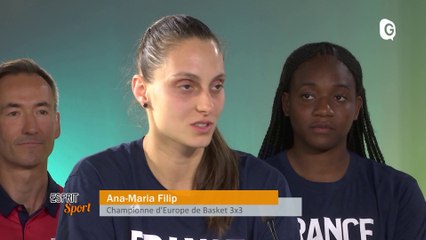 Semaine du Basket, Ana-Maria Filip, Félix Bastien et Franck Volpi - 10 JUIN 2019