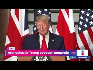 FMI advierte que aranceles de Trump podrían provocar una caída en los mercados | Yuriria Sierra