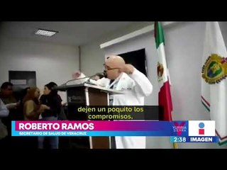 “Ningún chile les embona”, responde el secretario de Salud de Veracruz | Yuriria Sierra