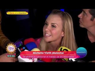 Michelle Vieth no quiso hablar de la supuesta infidelidad de su esposo | Sale el Sol