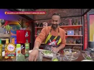 Cocina de solteros: salmón a las finas hierbas y agua de melón | Sale el Sol