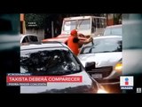 Taxista destrozó el parabrisas de un automovilista en Coapa | Noticias con Ciro Gómez Leyva