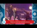 Wisin se cae en un concierto | Qué Importa