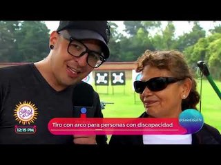 ¡Sajid practicó tiro con arco a lado de personas con discapacidad! | Sale el Sol