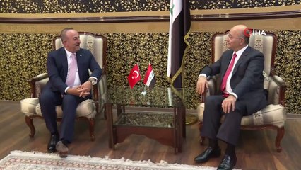 - Bakan Çavuşoğlu, Irak Cumhurbaşkanı Salih İle Görüştü