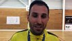 Finale Coupe LAuRA Futsal – Yannick GAETAN réagit après la victoire de FS MONT D’OR contre COURNON Futsal