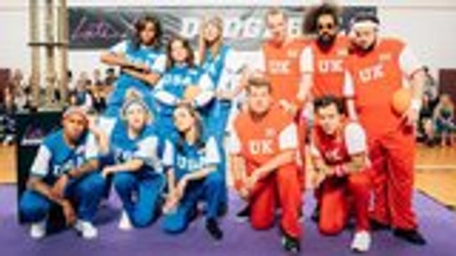 Michelle Obama and James Corden Face Off in Transatlantic 'Late Late Show' Dodgeball | THR News
