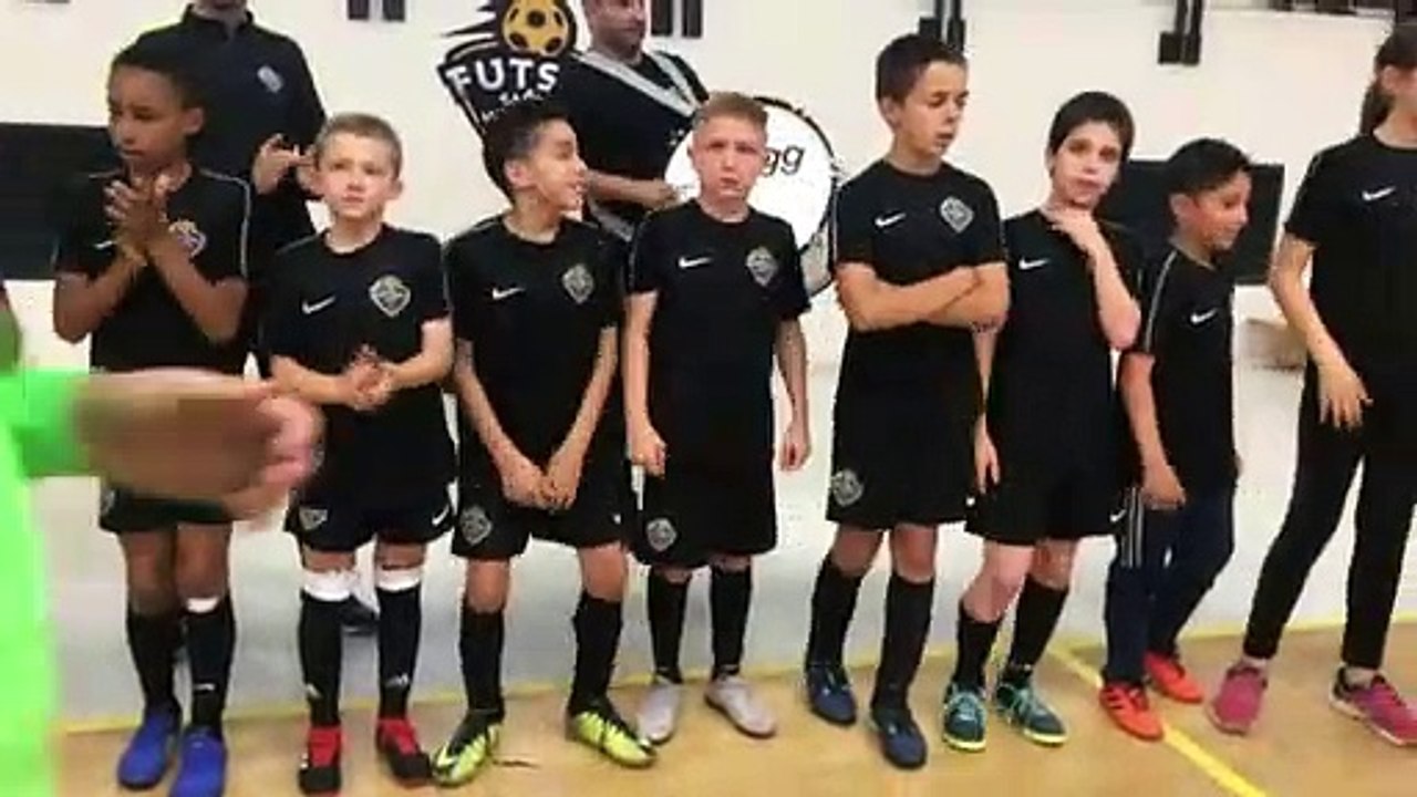 Finale Coupe LAyRA Futsal - Les pépites de l'académie FS MONT D'OR après la finale contre COURNON Futsal