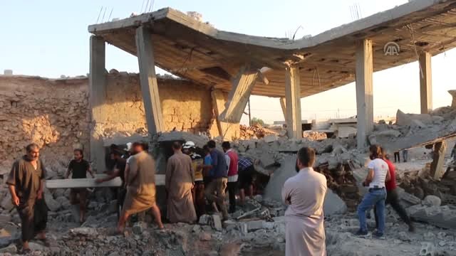 İdlib Gerginliği Azaltma Bölgesi'ne hava saldırıları