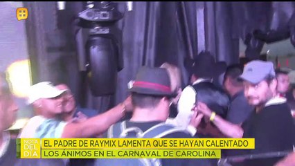 Raymi fue golpeado en la cabeza por una lata de cerveza