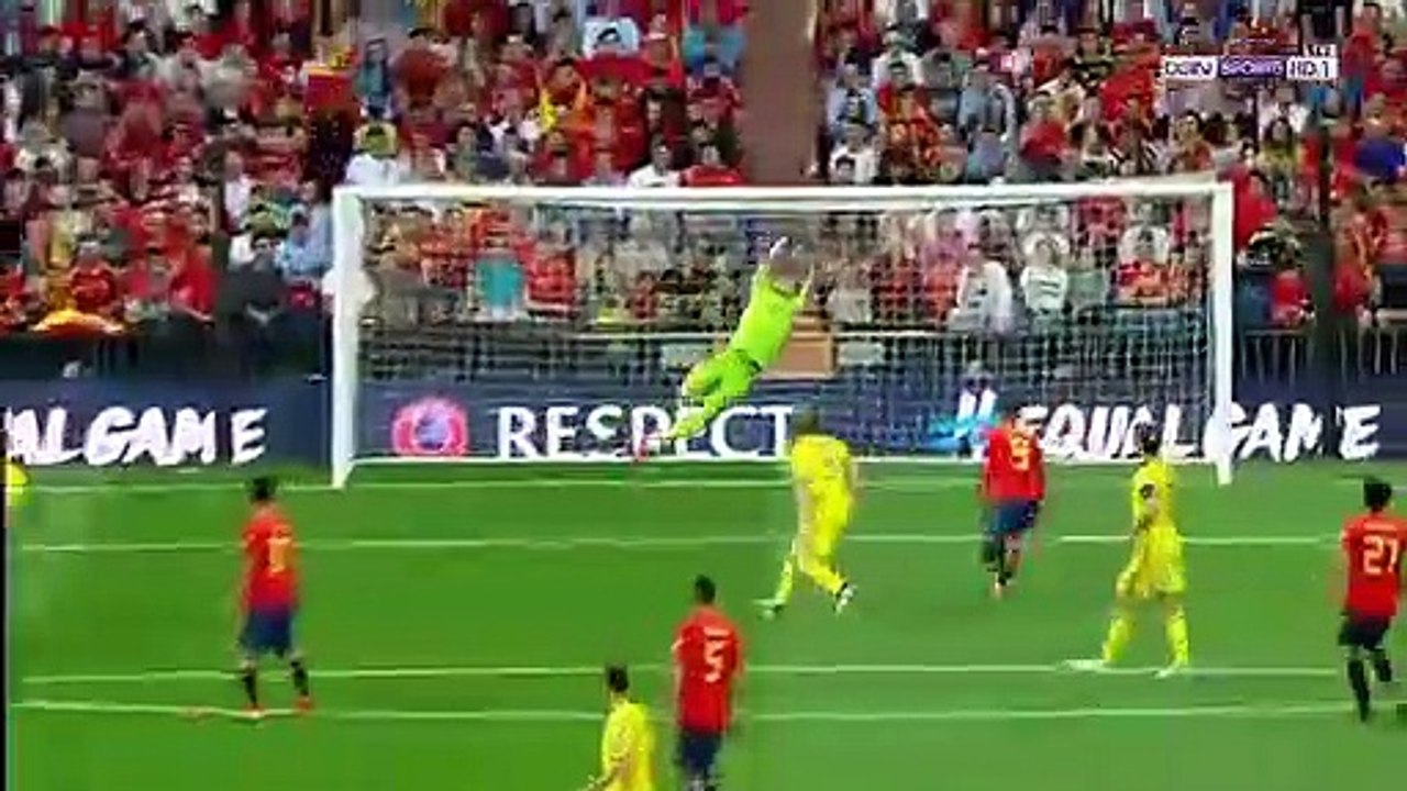 ملخص مباراة اسبانيا والسويد 3-0