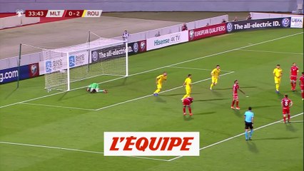 Tous les buts de Malte-Roumanie - Foot - Qualif. Euro