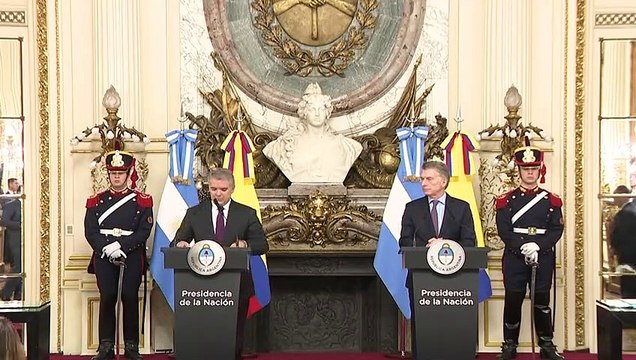 Macri y Duque se comprometen con “restablecimiento de democracia” en Venezuela
