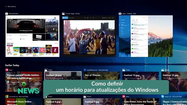 Como definir um horário para atualizações do Windows