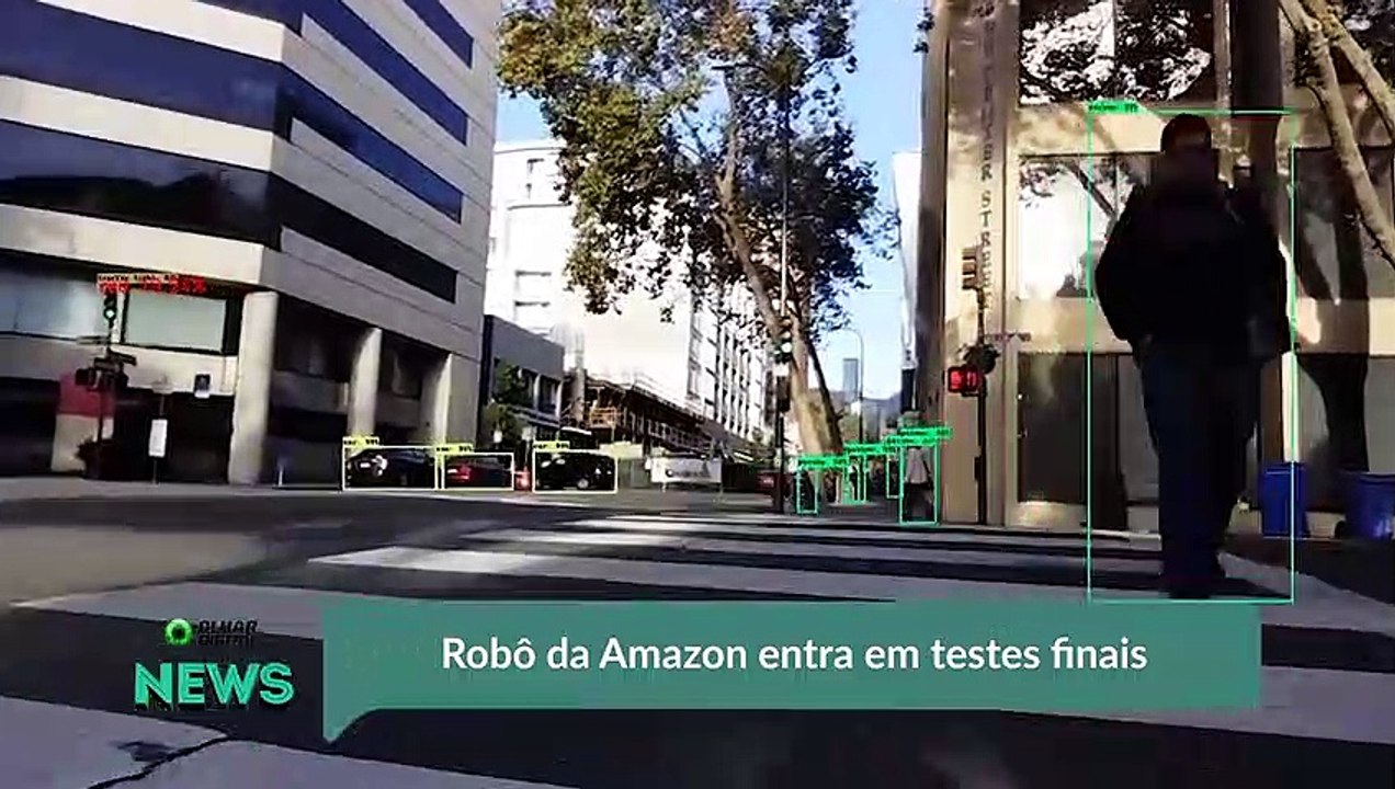 Robô da Amazon para entregas entra em testes finais