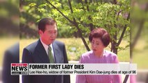 Lee Hee-ho, widow of former President Kim Dae-jung dies at age of 96