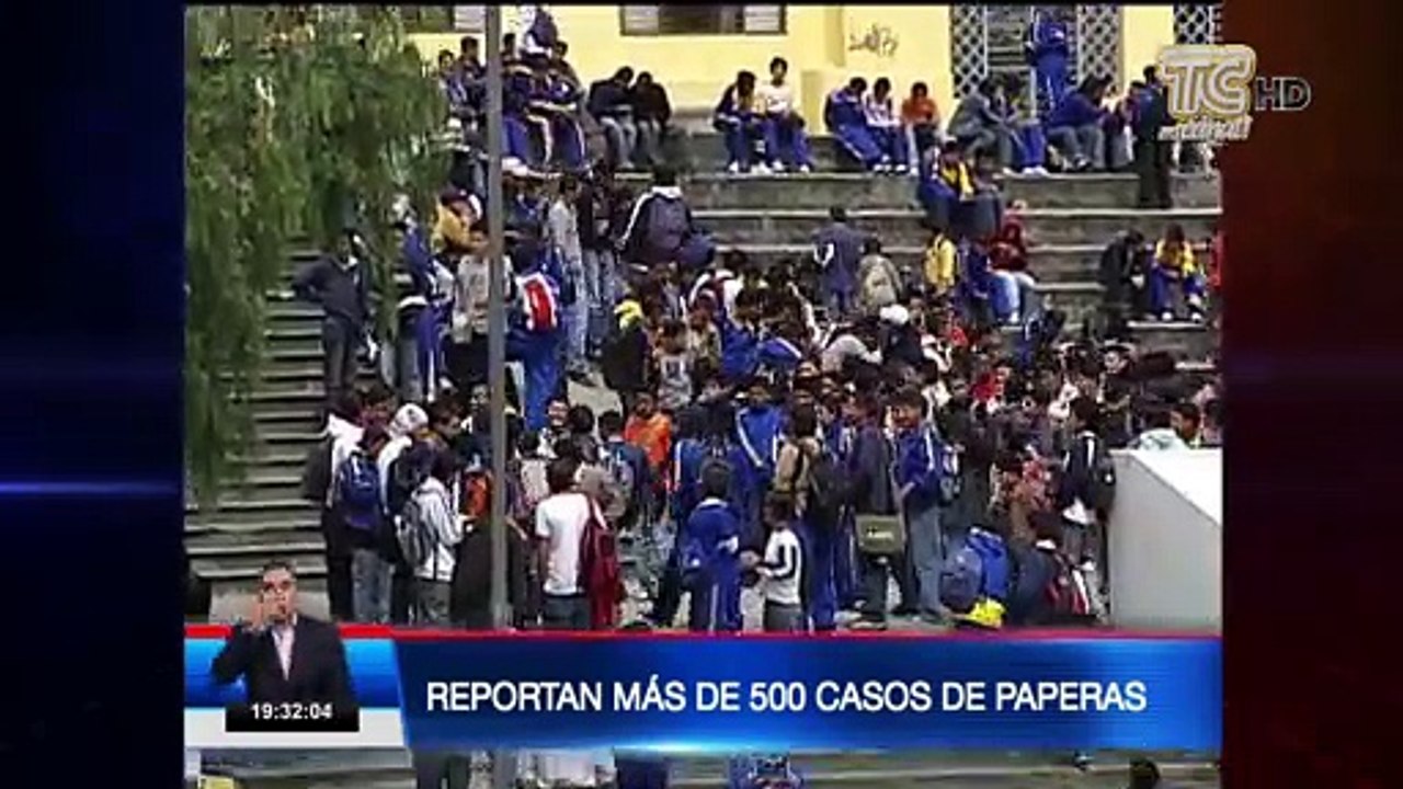 Reportan más de 500 casos de paperas en Quito