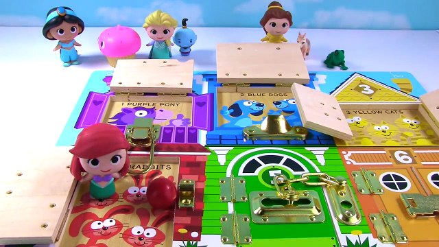 Disney Princesses Belle Tiana Elsa Jasmine Ariel Merida Princess Toys