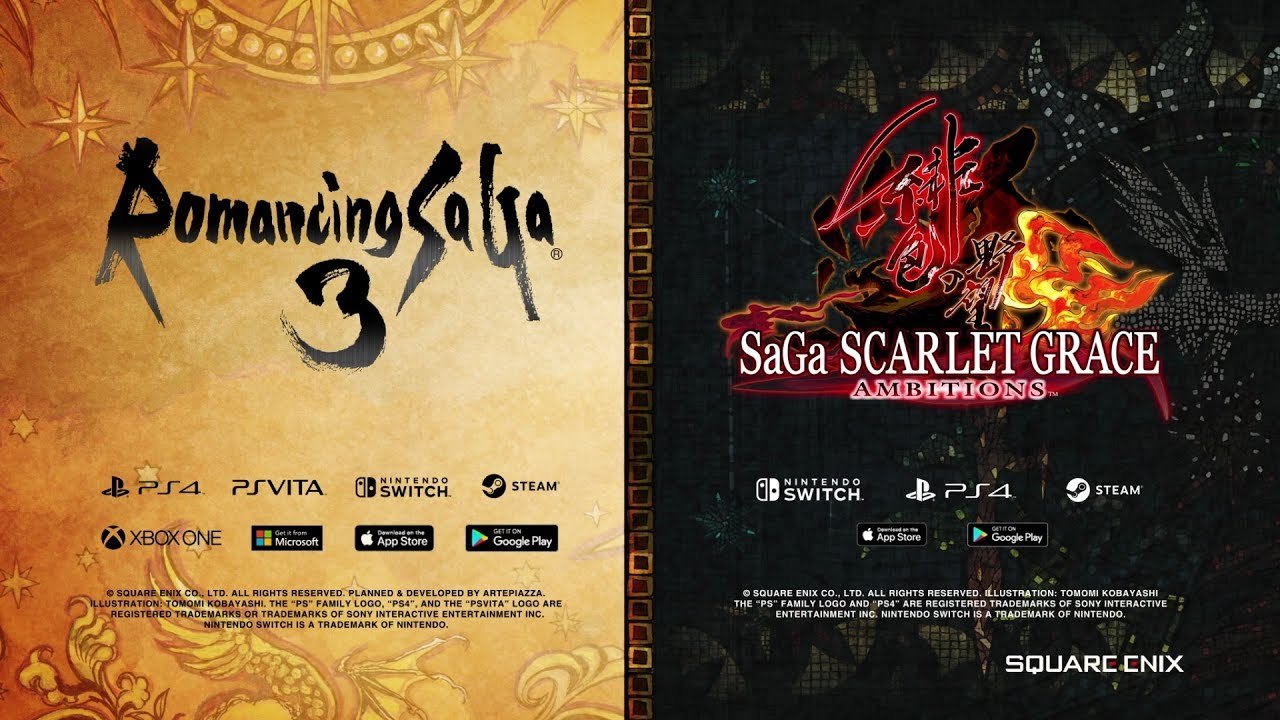 Romancing SaGa 3 & SaGa: Scarlet Grace Ambitions - Trailer E3 2019