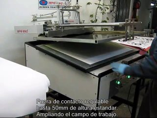 maquina semi automatica impresora de serigrafia, como imprimir papel