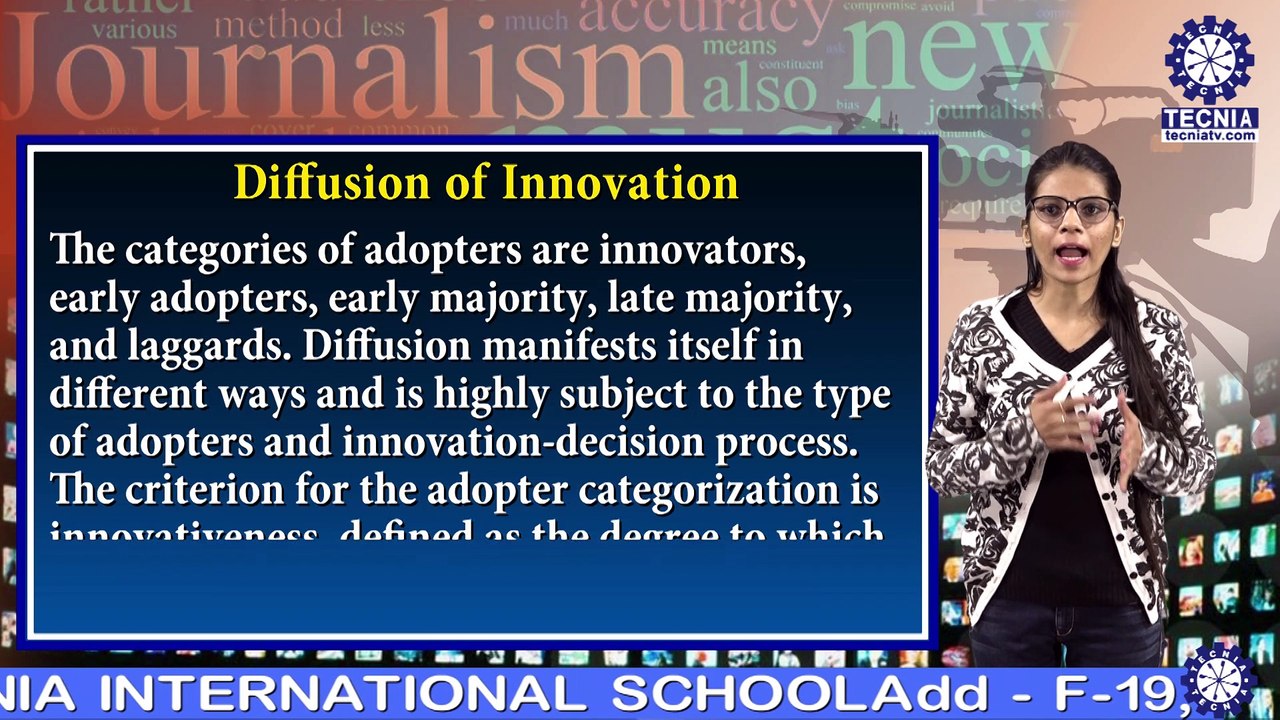 Ms. MANSI CHOPRA || Diffusion of Innovation || TIAS || TECNIA TV