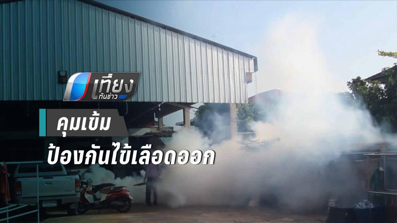 สสจ.มหาสารคาม คุมเข้มป้องกันไข้เลือดออก | เที่ย...