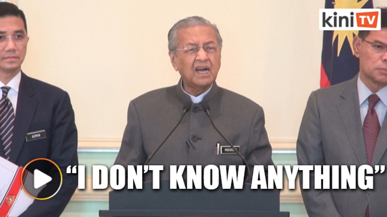Maybe you can brief me, Dr Mahathir tells reporter after being quizzed on obscene video