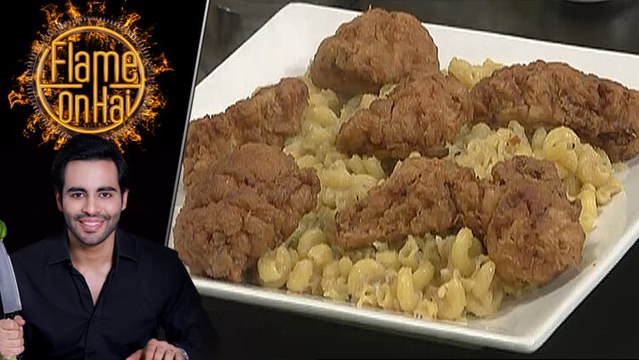 Fried Chicken And Onion Sauce Pasta Recipe by Chef Basim Akhund 3 June 2019